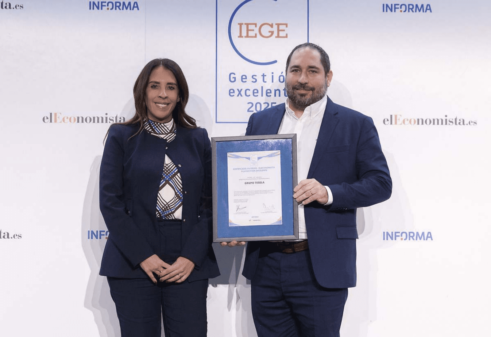 Grupo Tesela obtiene un año más el Certificado CIEGE a la Gestión Excelente